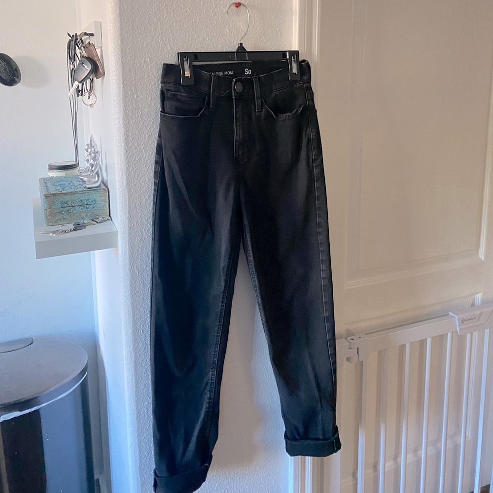 SO high rise mom jeans